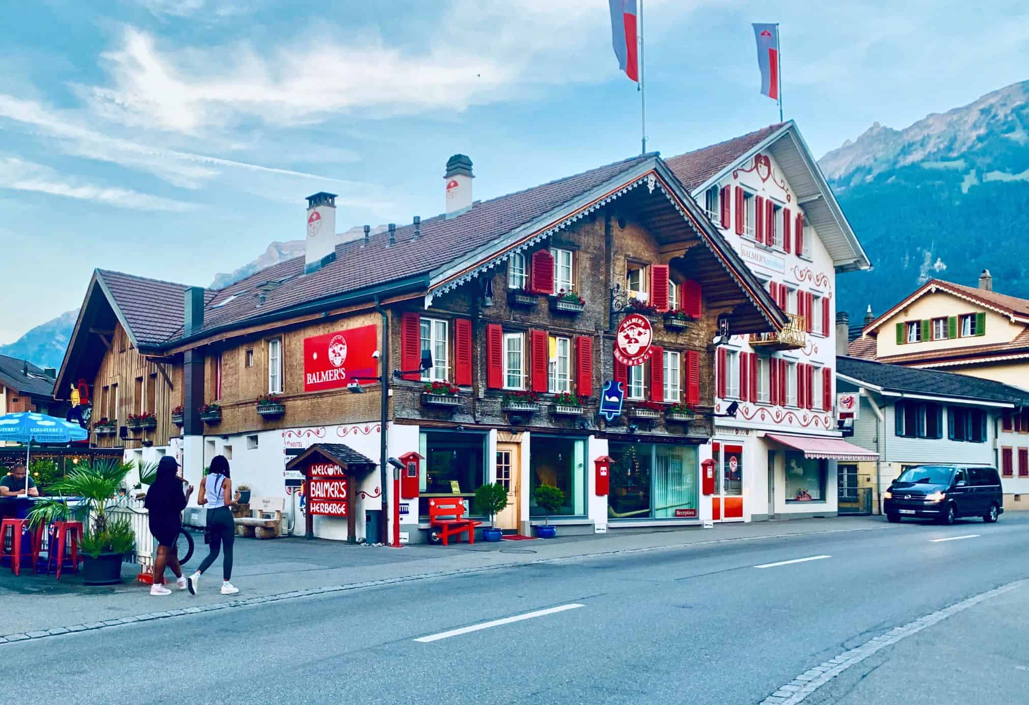 Balmer's Hostel in Interlaken, Switzerland is a great place for visitors to stay for an affordable and fun option.