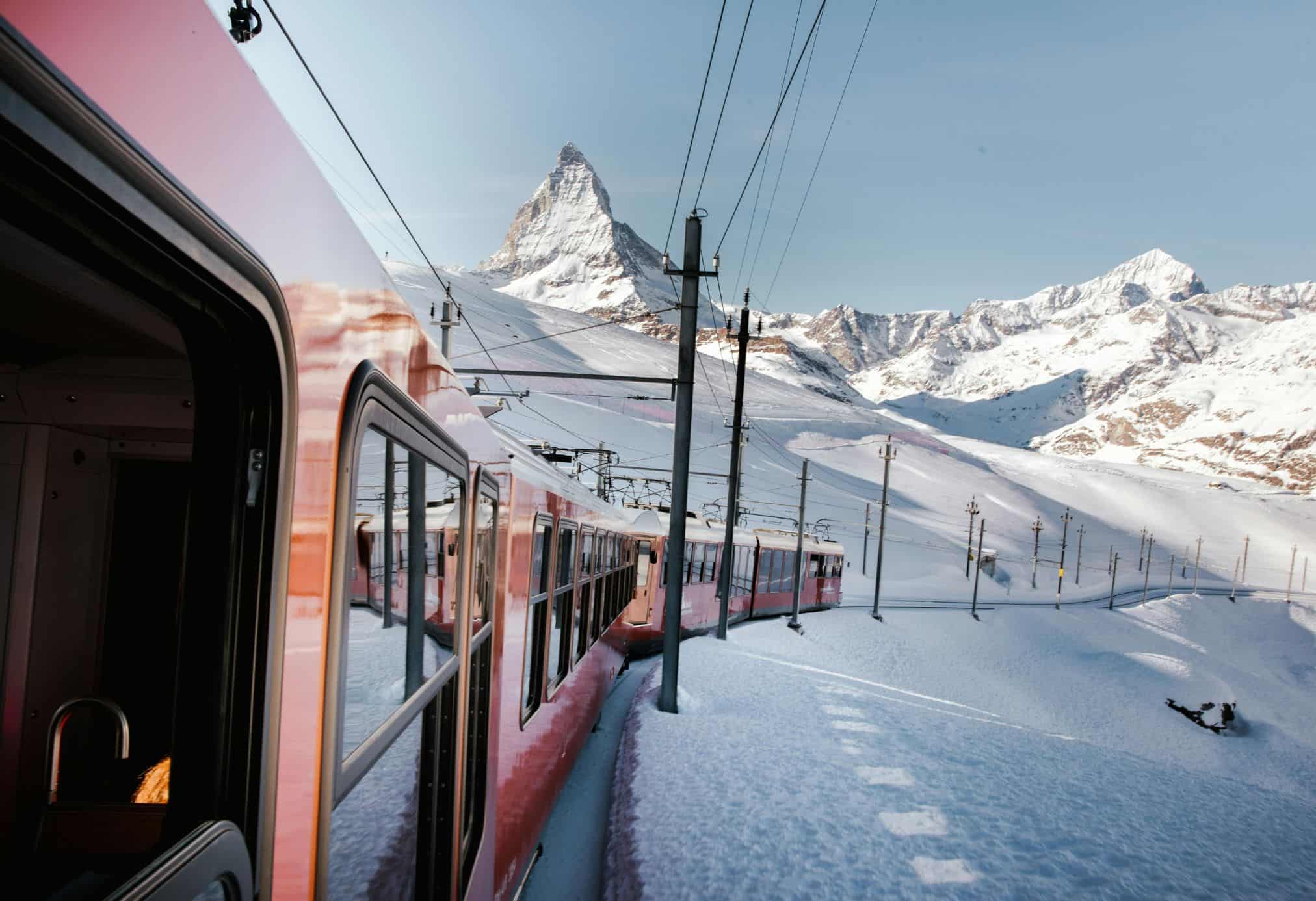 The Matterhorn is one of the most iconic mountains in all of Europe. Located out of Zermatt, one of the most magical Swiss Alps cities, is the mountain that stands tall and is the perfect backdrop of the town.