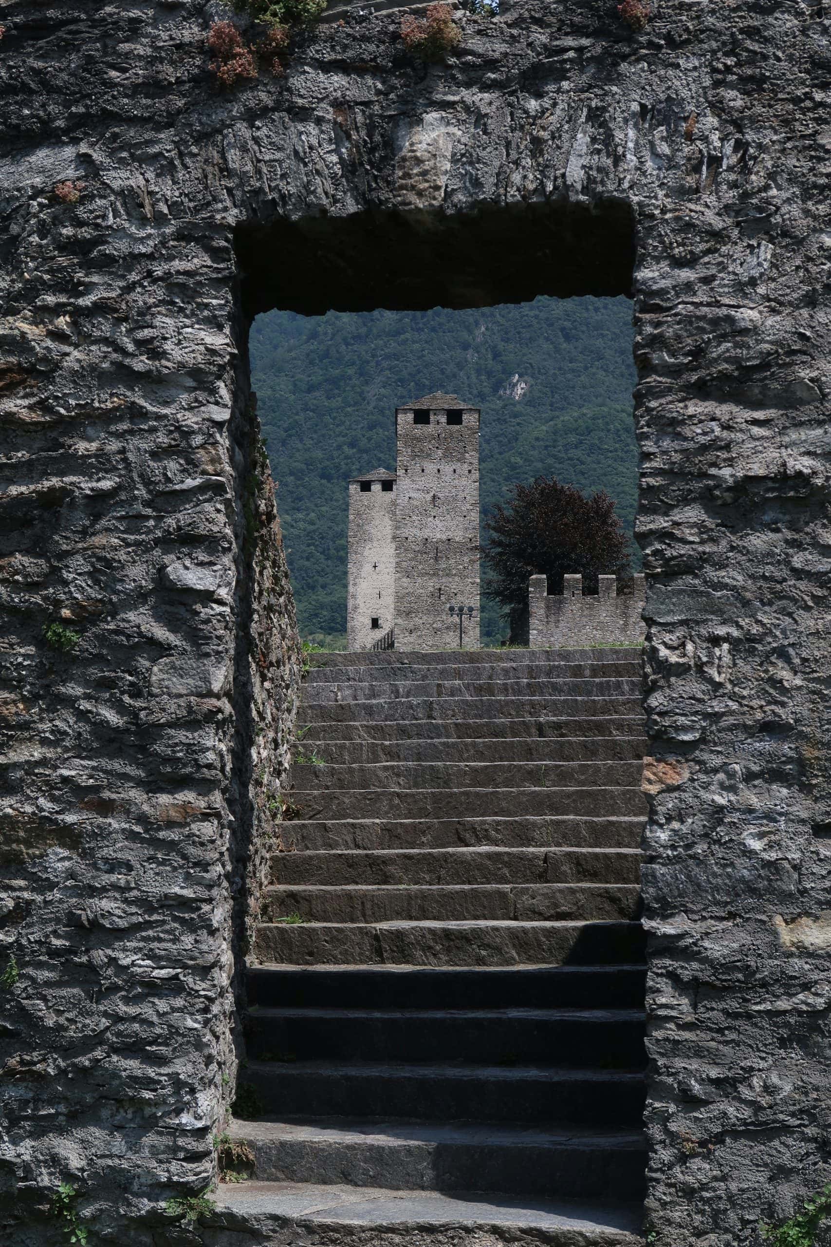 Castle Grande in Switzerland was more of a fortress than a castle. There were battles near this area and it was on a trade route.