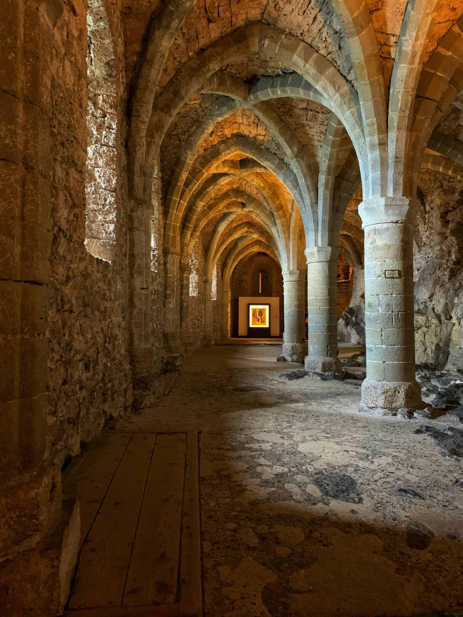 One of the hallways within Chateau de Chillon. Imagine the way of life thousands of years ago, the knights, and everything included of what happened within these hallways.