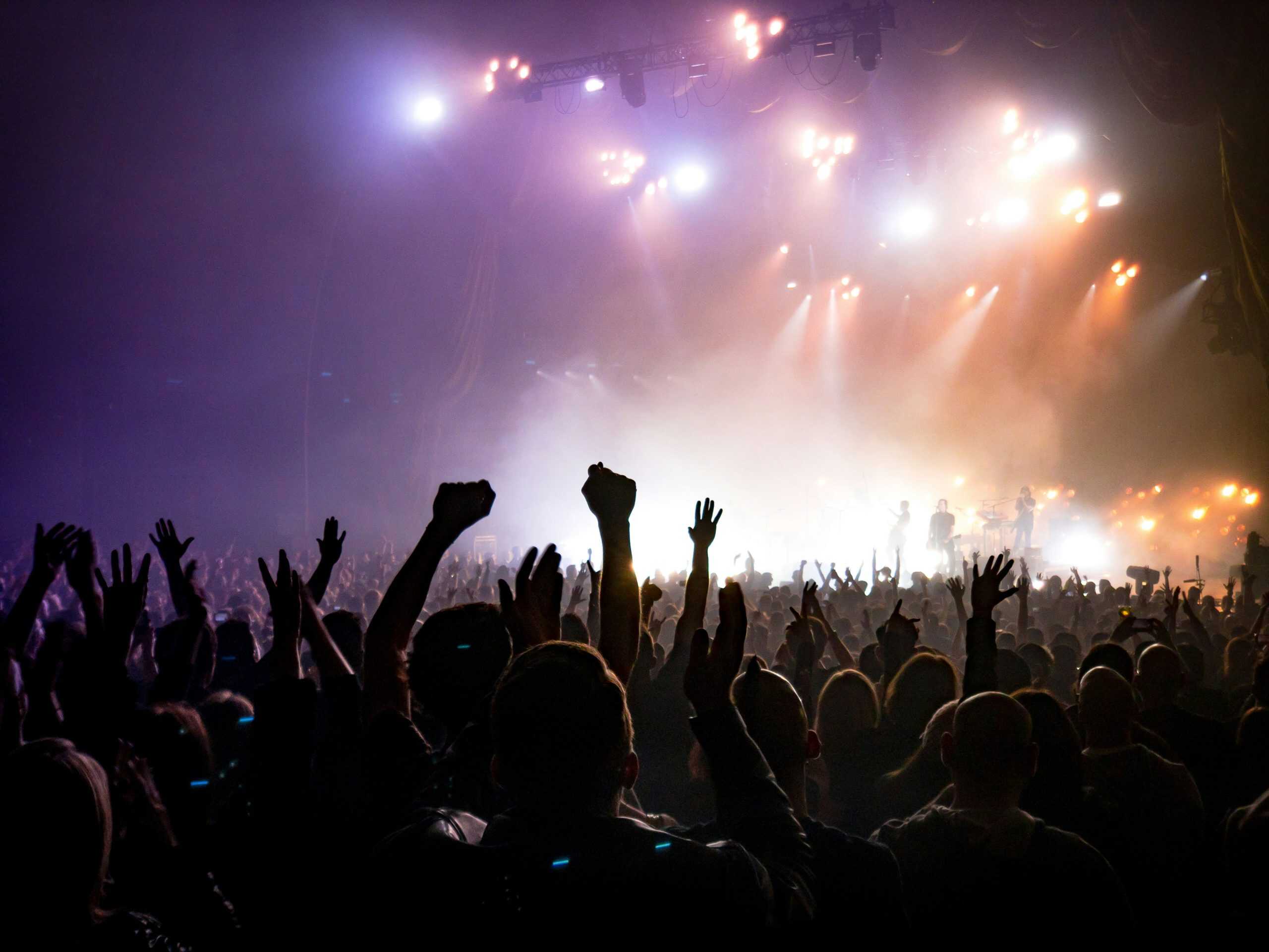 An outdoor venue in Zurich, Switzerland in the summer for an awesome summer concert series.