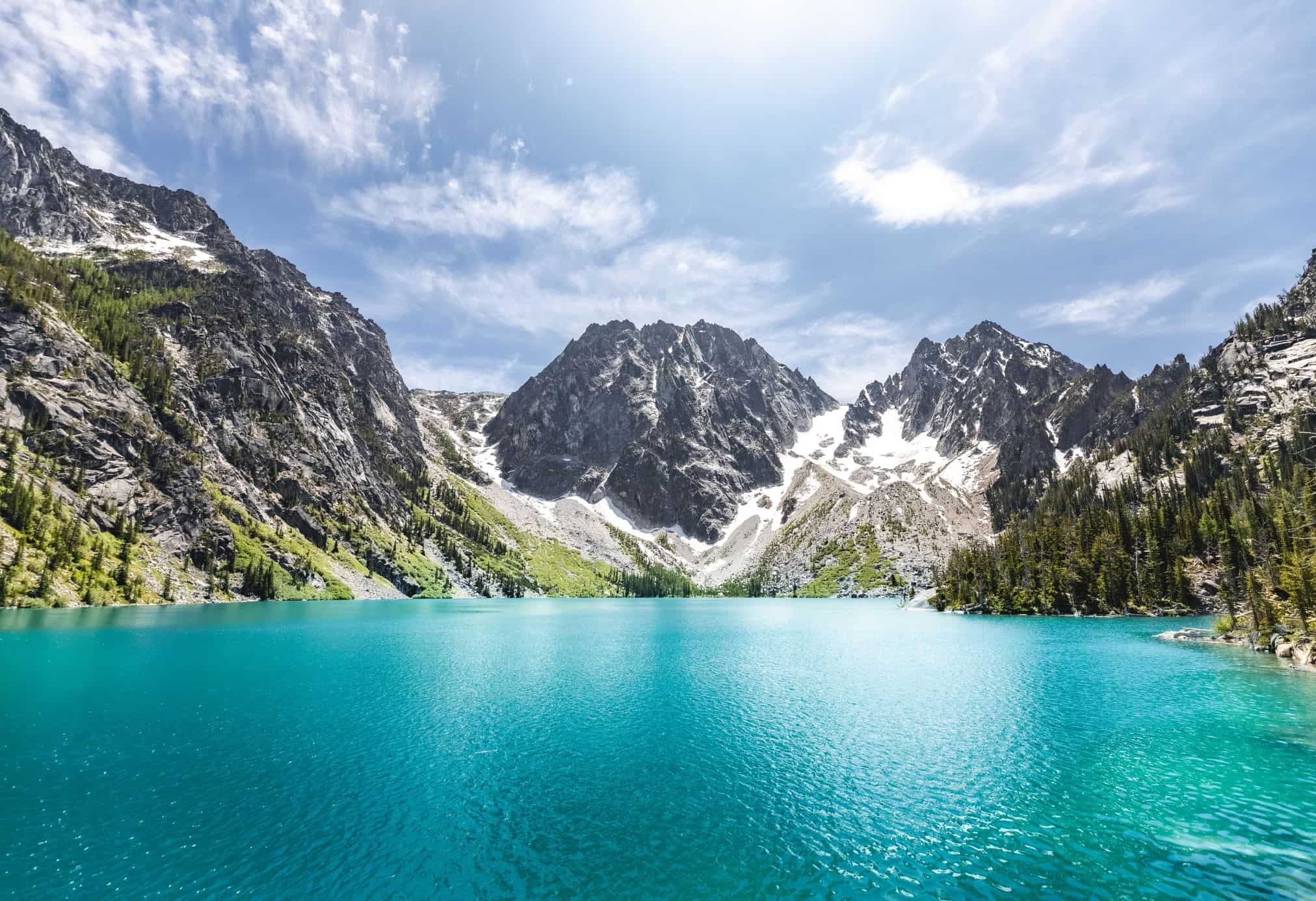 Colchuck Lake is one of the most popular hikes in the area.