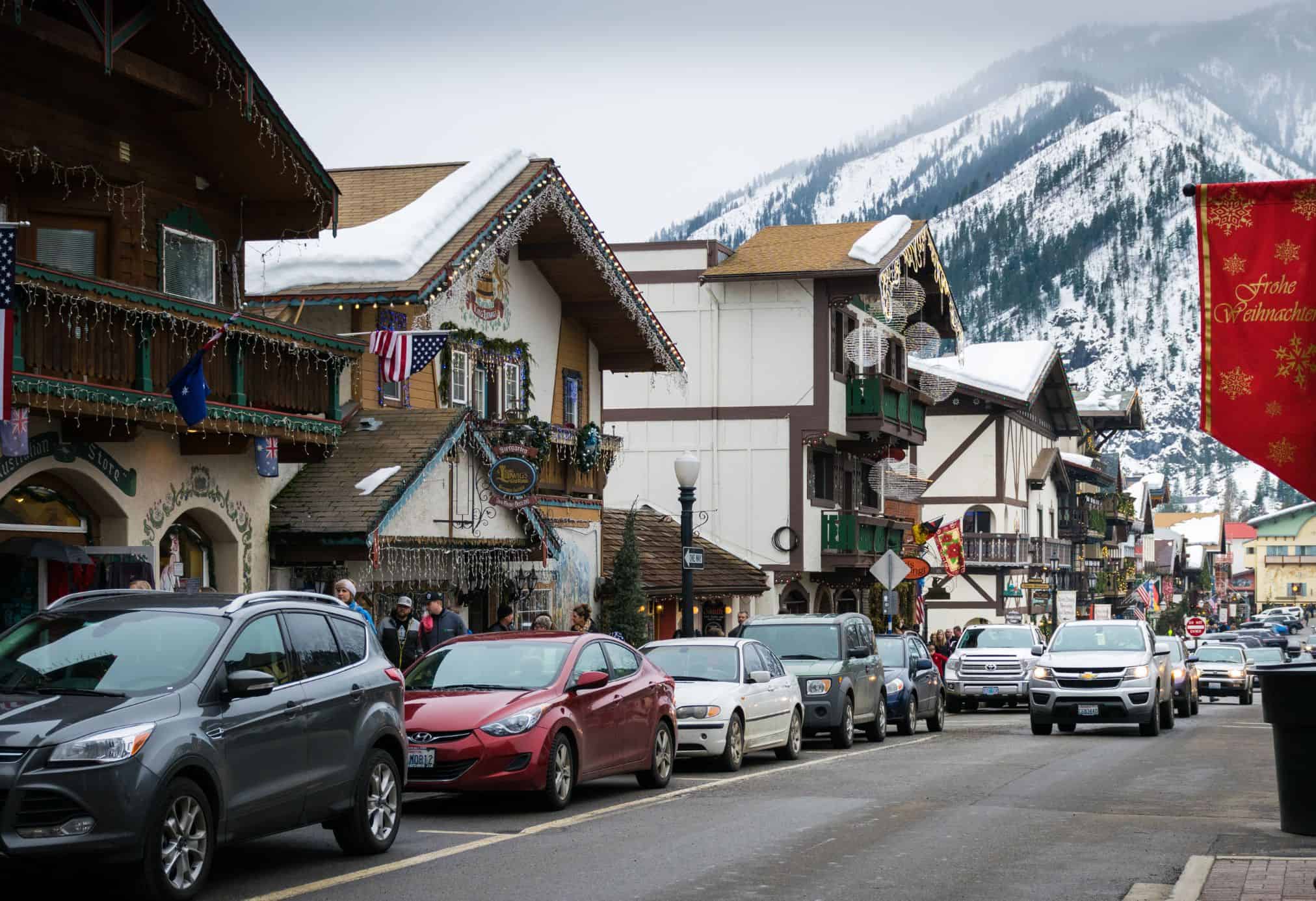 Visitors love shopping in Leavenworth's unique stores.