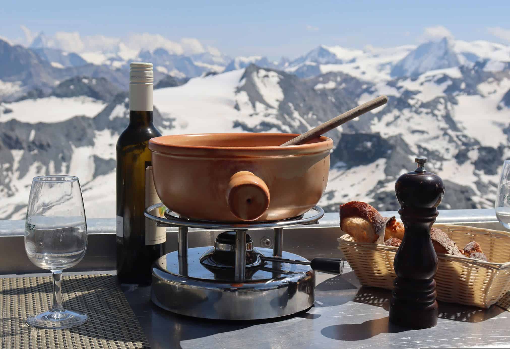 When visiting Zurich in the winter, a bottle of wine with cheese fondue is a great add-on to any itinerary.