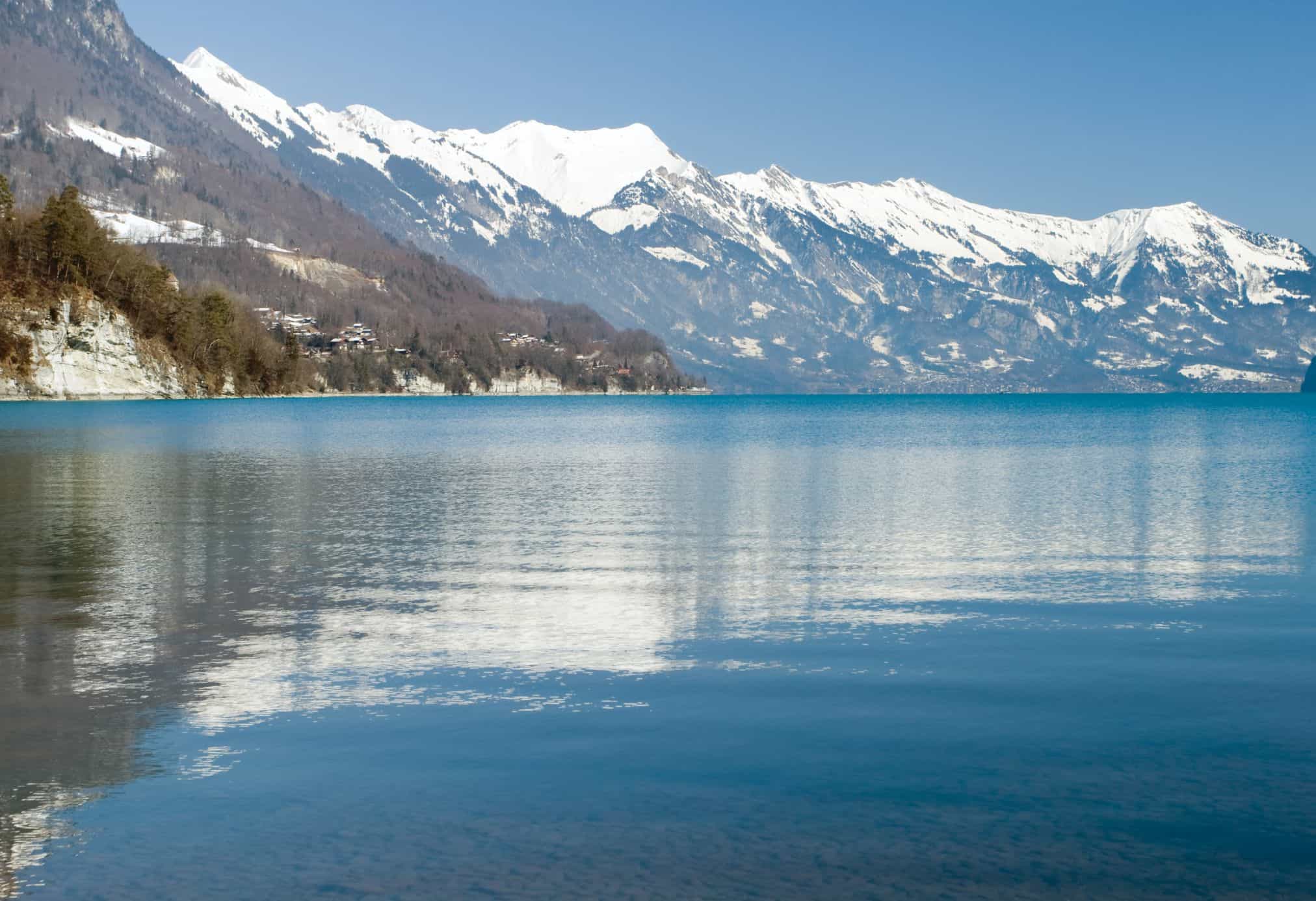 Not many people think of kayaking in the winter, but Interlaken has guided tours that I highly recommend.