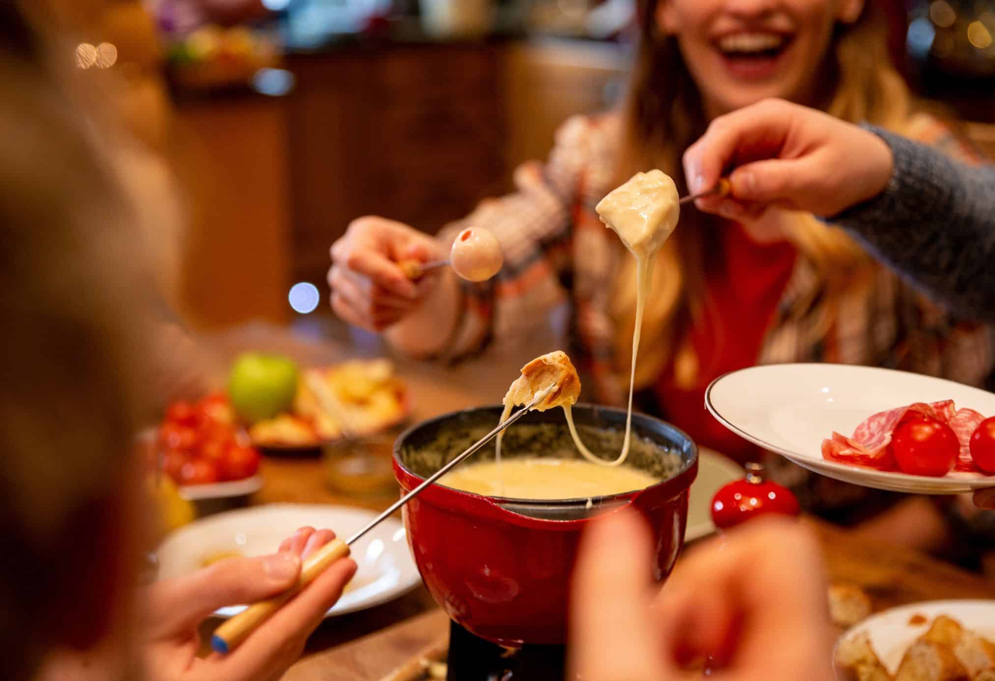 When visiting Interlaken, eating cheese fondue is an absolute must.