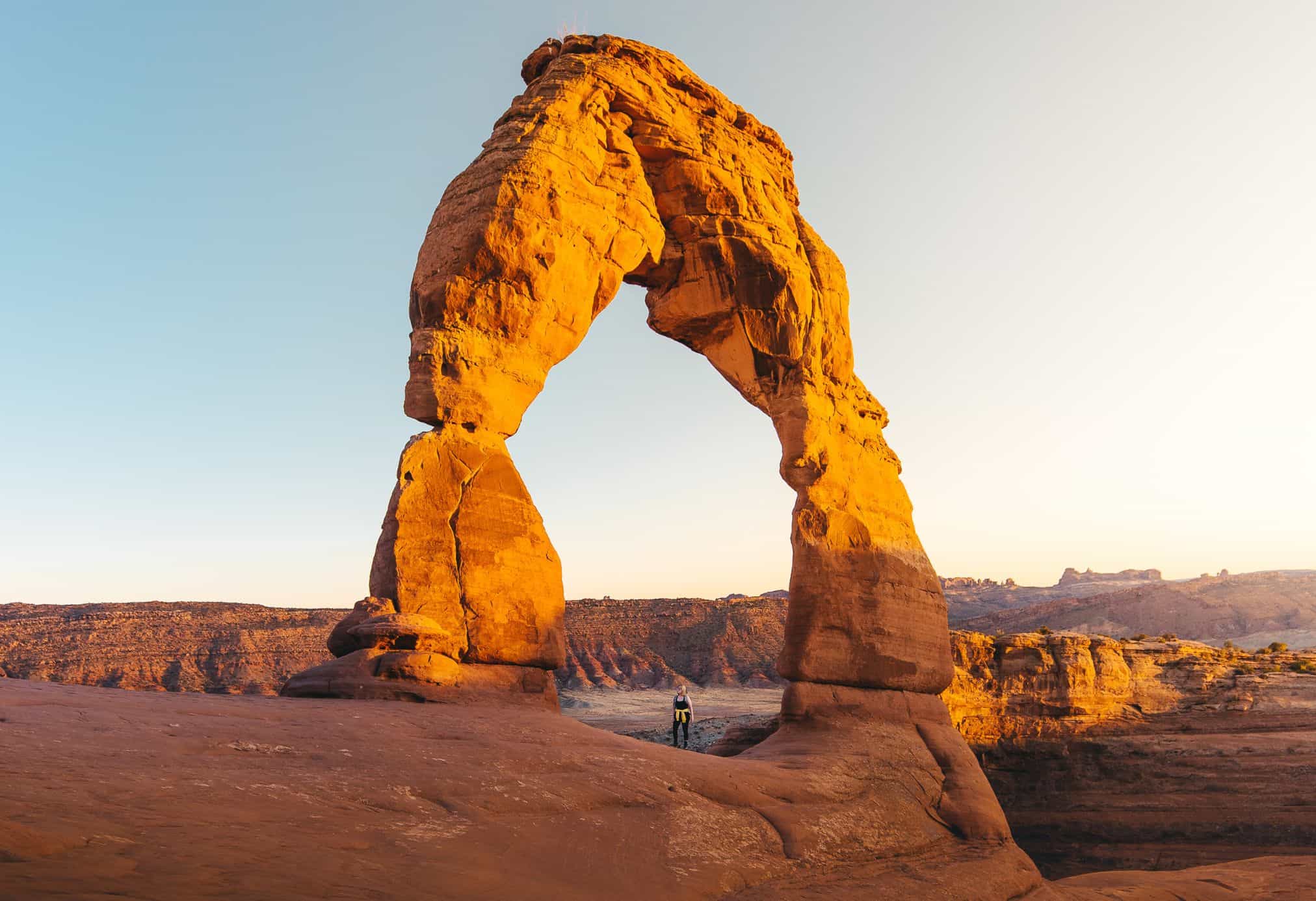 One of the most well known National Parks in the United States is the Arches.