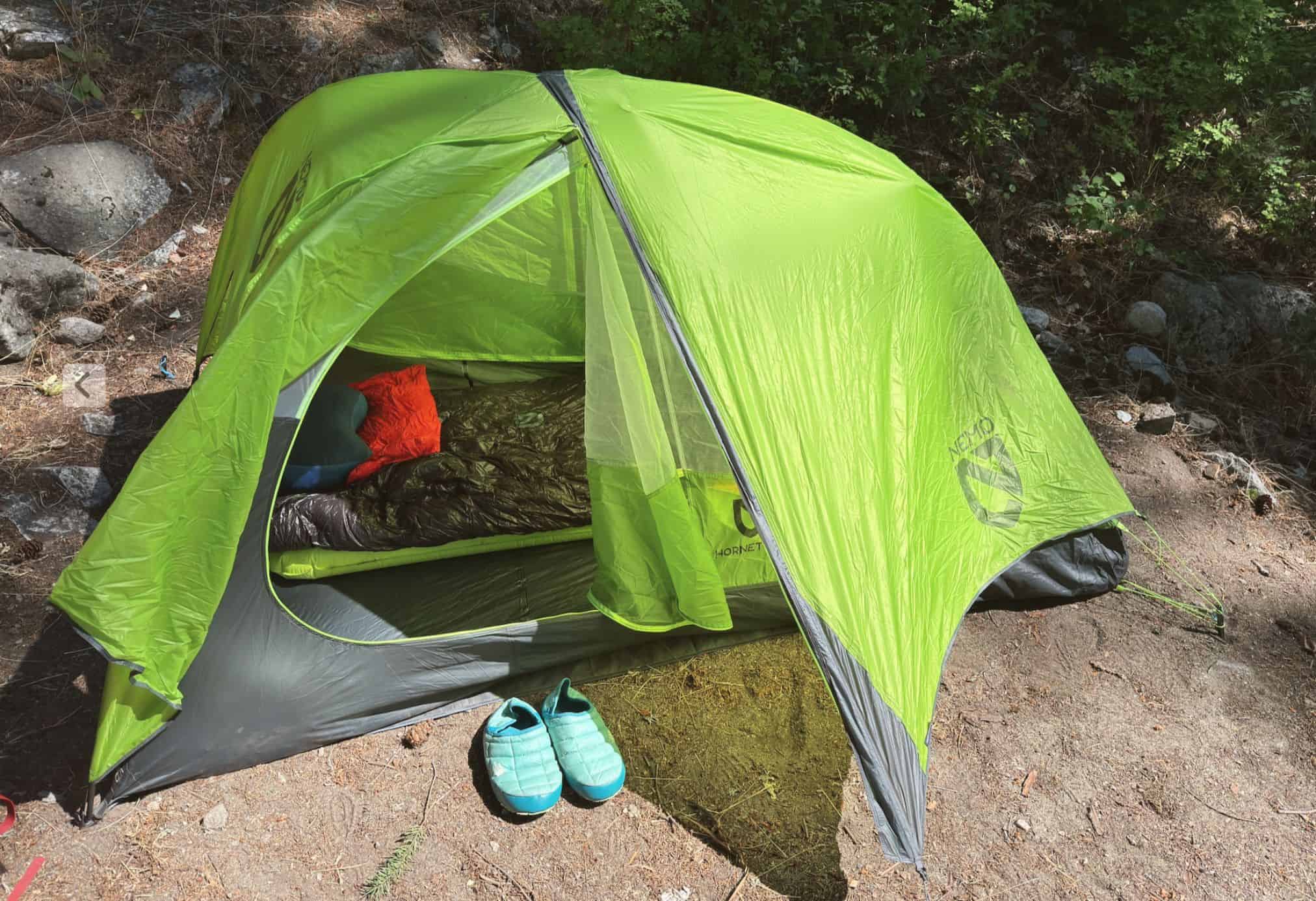 A NEMO tent is always a great choice for a splurge gift. They are lightweight and are easy to set up.